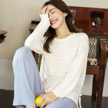 【藍尼居家】現+預 呼吸柔棉加厚毛圈家居套裝(女睡衣/家居服/兩件式套裝)