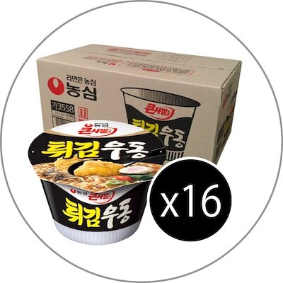 農心 ノンシム　天ぷらうどんカップ麺（115g）　x16個