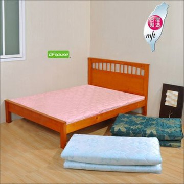 《DFhouse》黛爾夢6尺雙人緹花布透氣床墊(三色)