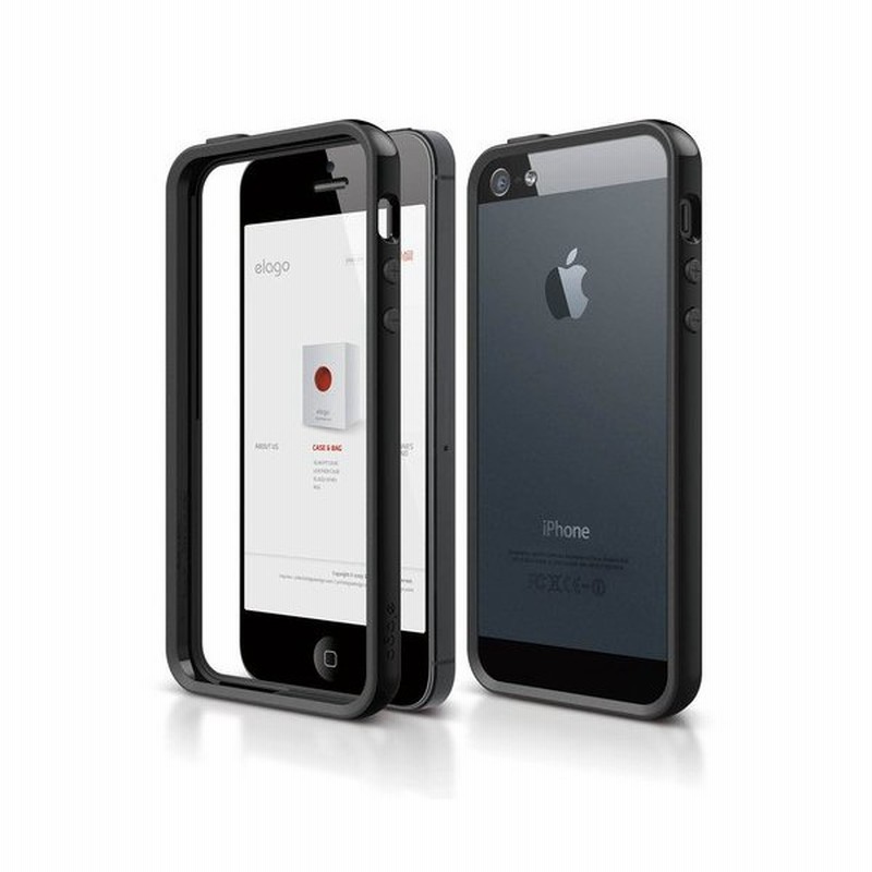 Elago S5 アイフォン 5 5s バンパー ケース For Apple Iphone 5 5s ブラック Els5bp Bk 通販 Lineポイント最大0 5 Get Lineショッピング