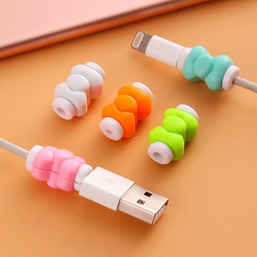 蝴蝶結數據線保護套 apple iphone 傳輸線 充電器 usb 蘋果  j526