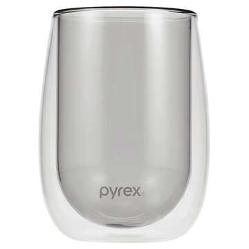 Corelle Brands 康寧餐具 PYREX 暮光耐熱雙層玻璃杯 480ml  透明色  1個