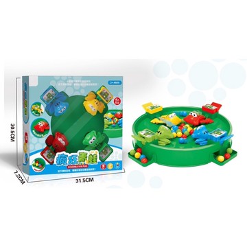 媽媽買 益智玩具 瘋狂青蛙 青蛙吃珠 青蛙搶珠遊戲(4人盤/24顆珠) 益智玩具 桌遊