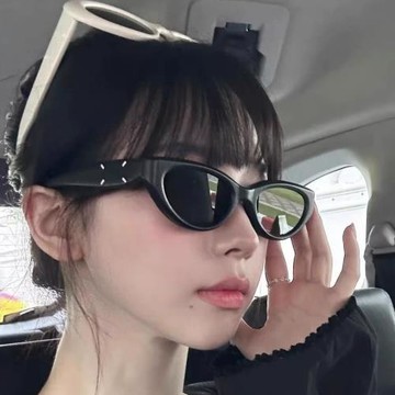 2025新款馬貓眼太陽鏡吉拉男女網紅同款歐美時尚高級墨鏡遮陽防曬