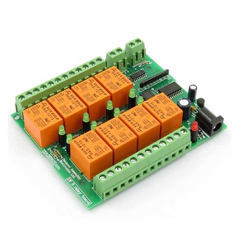 Denkovi 1-Wire繼電器板 8個繼電器220V 帶DS2408芯片組 12VDC B06XFRYZHD [2美國直購]