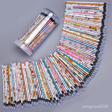 【優選精品】中性筆芯100支桶裝0.38黑色藍色0.5全針管碳素水筆替芯可愛萌紅筆ins日韓風 GBRC