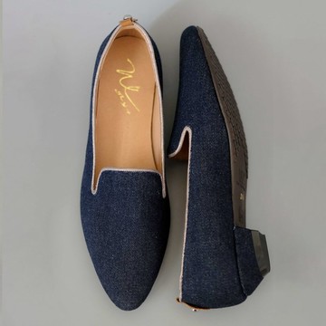 Denim Loafers. Up (深藍)  | WL