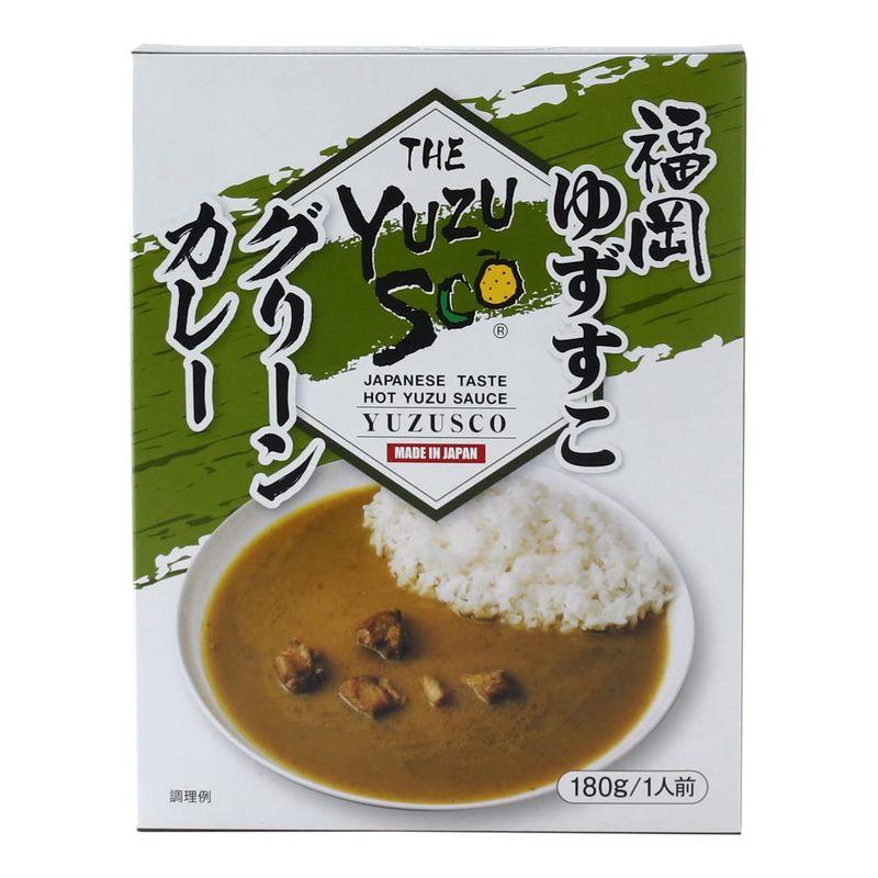 高橋商店 カレー 福岡ゆずすこ グリーンカレー 180g