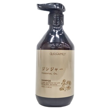 OUR FAMILY 一家人 益生菌生薑暖健髮浴 500ml  1瓶