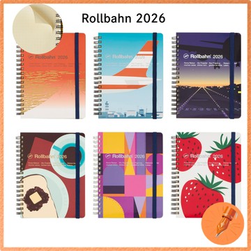 Rollbahn 德爾弗尼克斯手帳 2026年版月曆計劃本 L型