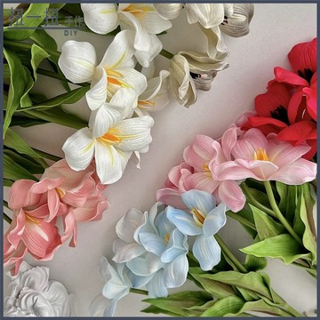 永生花🌸 ins保濕手感鬱金香仿真花客廳家居裝飾擺件假花餐桌插花裝飾