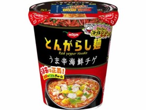 日清のとんがらし麺 うま辛海鮮チゲ 63g 日清食品