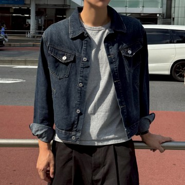 【Metanoia】韓國設計 短版牛仔外套