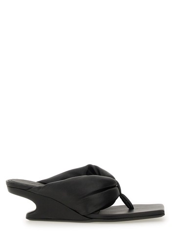 rick owens leather sandal