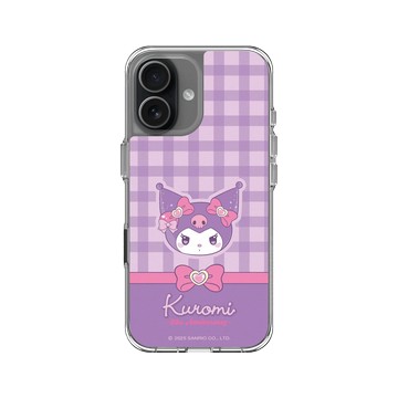 iPhone 17 Clear Case（相機按鈕） 透明 - 三麗鷗-酷洛米20週年 - 俏皮魔法-英倫格紋