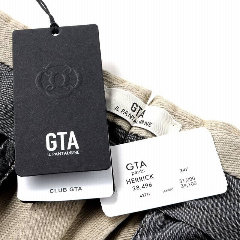 GTA ジーティーアー 秋冬 製品染めコットンストレッチピケサイド
