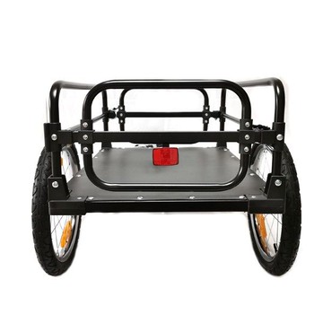 附發票 自行車拖車掛車行李車載物拉貨買菜釣魚騎行裝備拖斗后掛牽引車353S 快速出貨