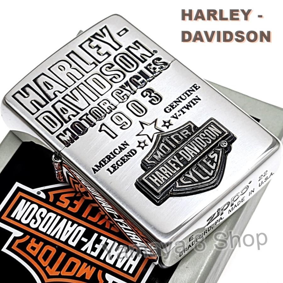 ZIPPO ハーレーダビットソン ロゴメタル HARLEY-DAVIDSON シルバー ジッポー ライター エンブレム バイク アメリカン