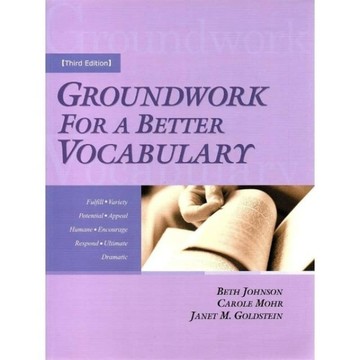 Groundwork for a Better Vocabulary，3/e【TAAZE讀冊生活】