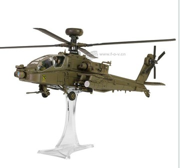 {保固一年 可打統編}FOV1/72美國陸軍長弓阿帕奇 AH-64D 攻擊直升機伊拉克戰 合金模型