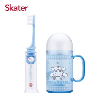 日本 SKATER - (任)便利牙刷-附收納杯-大耳狗
