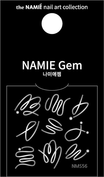 【專業用】NAMIE Gem 美甲裝飾藝術貼紙 Normal Metallic 56