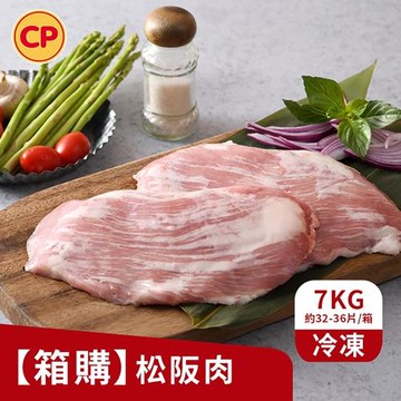 【卜蜂食品】營業用 國產豬 松阪肉 7kg組(約32-36片/箱_箱購.量販.店家)