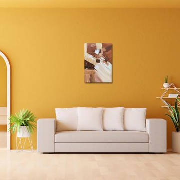 御畫房 當代國家級展覽畫家 抽象系列手繪油畫70×100cm(DB-115)