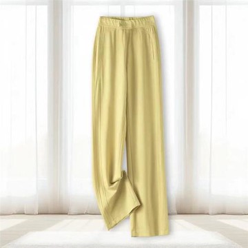 夏季新款面膜褲萊 賽爾天 絲直筒褲新款顯瘦寬松休閑褲