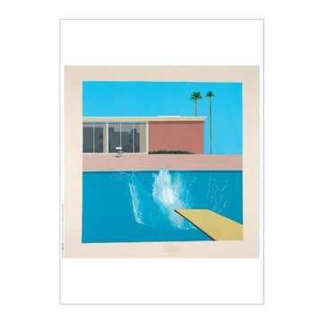 【原版海報】David Hockney/ A bigger splash