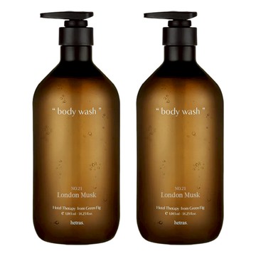 hetras. 飯店療癒身體乳 倫敦麝香  1013ml  2瓶