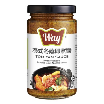 其他醬料 Way Sauce大廚料理醬-泰式冬蔭即煮醬(200g)