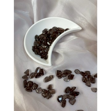 🍂 天然水晶 茶晶 7–9mm 碎石 水晶碎石 100g裝 舒壓防護 穩定磁場 驅散負能量 開運碎石 能量擺件 能量淨化