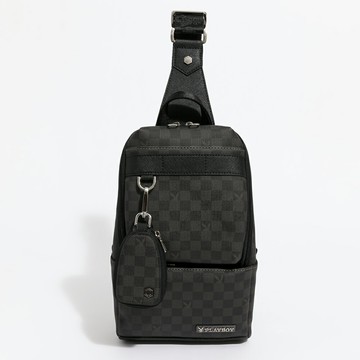 PLAYBOY - 單肩背包 Honour系列 - 黑色