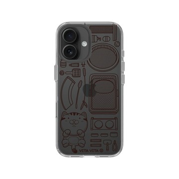 iPhone 16 Clear Case（相機按鈕） 透明 - VITA VITA．塔仔是隻貓 - 鏟屎官開箱款