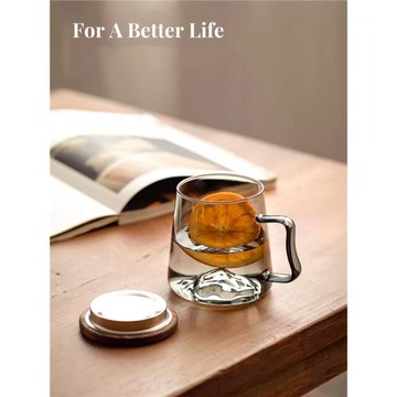 MOLA.Climb.杯具日式耐高溫玻璃杯加厚觀山綠茶杯喝水杯子 | 登山