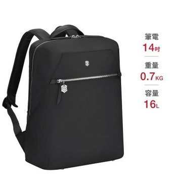 VICTORINOX 瑞士維氏Victoria Signature系列14吋後背包 -黑