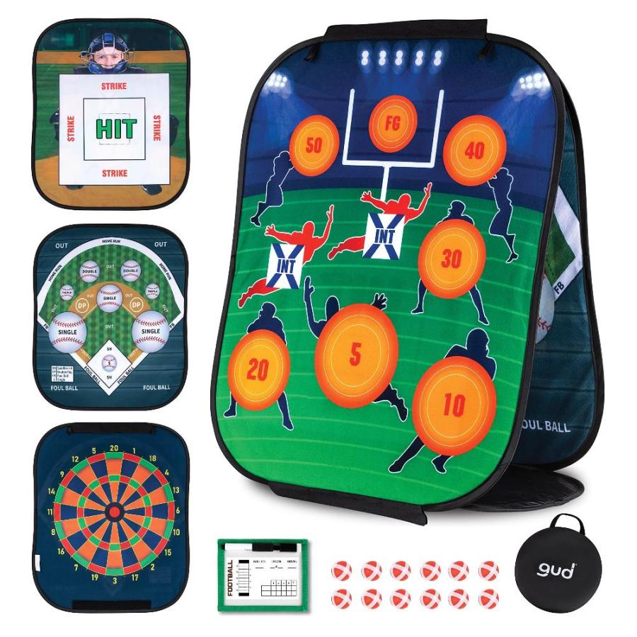 GUD Football, Baseball Darts Sports Games Toy, Yard Lawn Outdoor