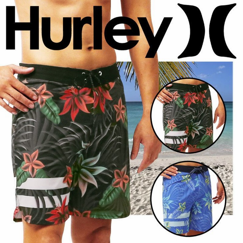 ハーレー Hurley 水着 サーフパンツ メンズ 海パン ボードショーツ ハーフパンツ おしゃれ 総柄 フラワー 花柄 ボーダー ロゴ ブランド プール用品 メール便 通販 Lineポイント最大0 5 Get Lineショッピング