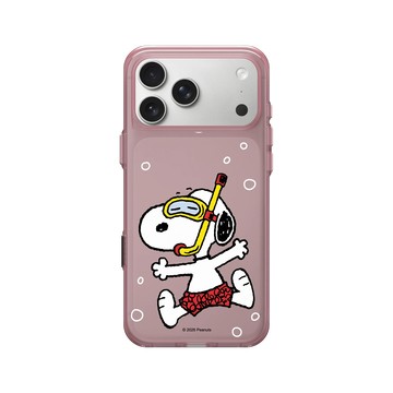iPhone 17 Pro Max Clear (相機按鈕) 晶醺玫 - 史努比 Snoopy - 潛水趣