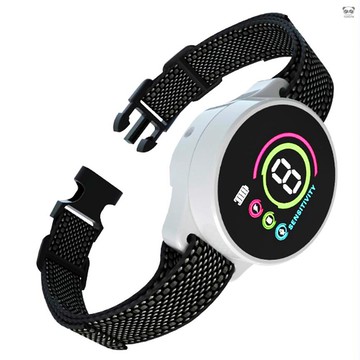 2023新品彩屏止吠器訓狗器 防狗叫寵物用品 白色