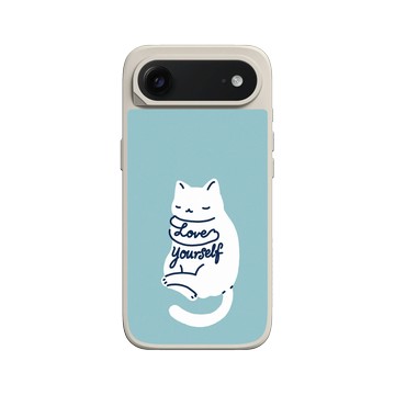 iPhone Air SolidX 貝殼灰 - ilovedoodle (Lim Heng Swee) - Mindful Cat - Love Yourself