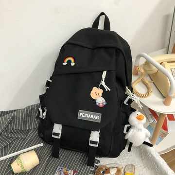 免運🏆小清新書包女ins韓版高中小學生初中生三到五六年級大容量雙肩包防水 後背包 背包 雙肩包 學生書包大學生 L7DQ