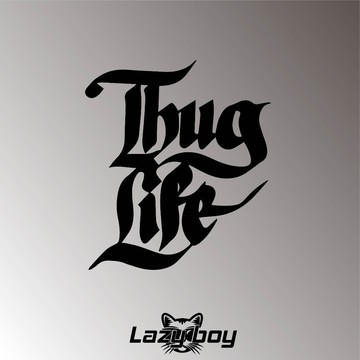 Thug Life 車貼 貼紙 防水貼紙 行李箱貼紙 安全帽貼紙 筆電貼紙 反光貼紙 汽車貼紙 機車貼紙