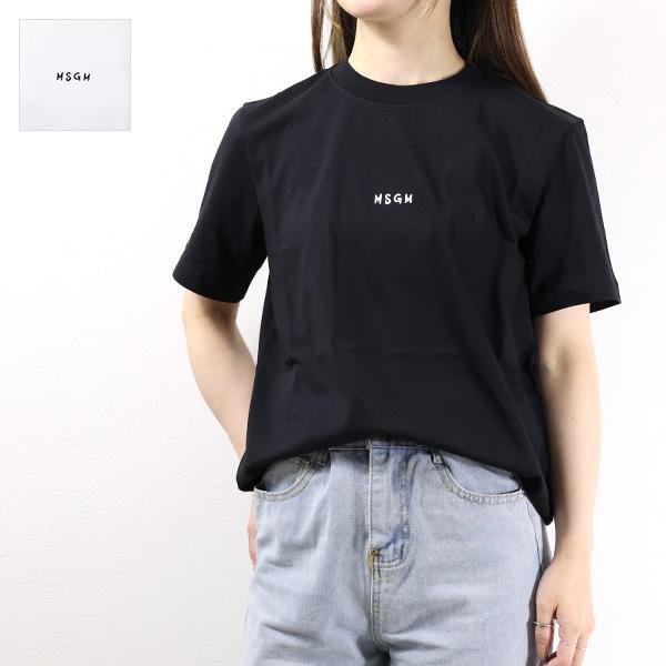 【新品】MSGM 丸首ストライプシャツ Tシャツ カットソー エムエスジーエム