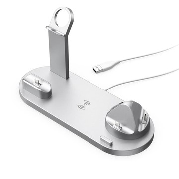 【台灣出貨】熱銷款六合壹充電器三合壹手機旋轉座充適用於蘋果充支架