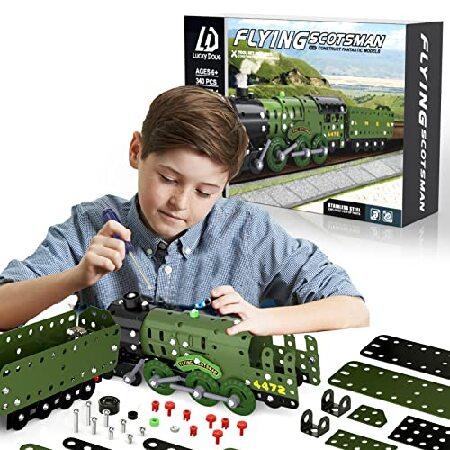 Lucky Doug STEM Building Projects Model Train Set Gifts Toys for