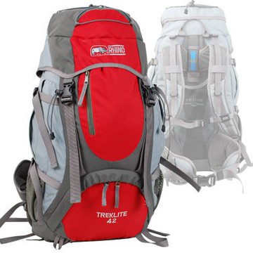 【【蘋果戶外】】犀牛 Rhino G-142【42公升】超輕透氣網架背包 登山背包 台製 附可拆式防雨套 g142