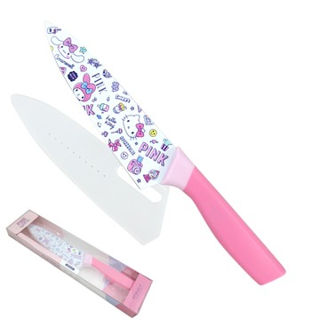 Sanrio PINKHOLIC系列不鏽鋼主廚刀-附刀套30CMKS-2316PW