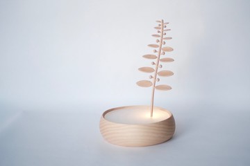 拾植 l 互動式燈飾 木質夜燈